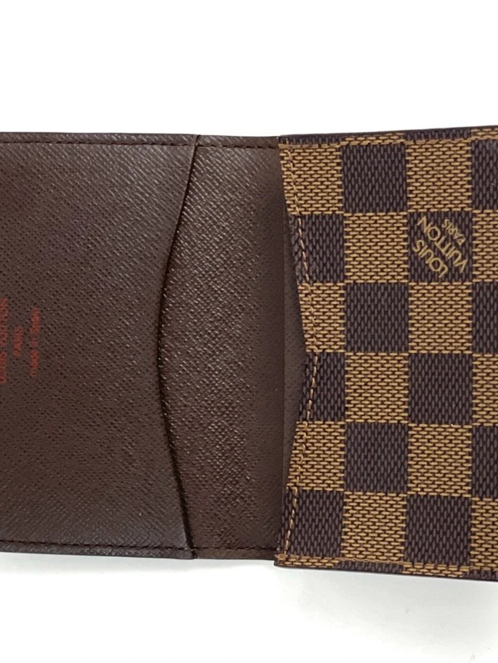 Like New!!! Louis Vuitton Damier Ebene Envelope Card Holder CASE